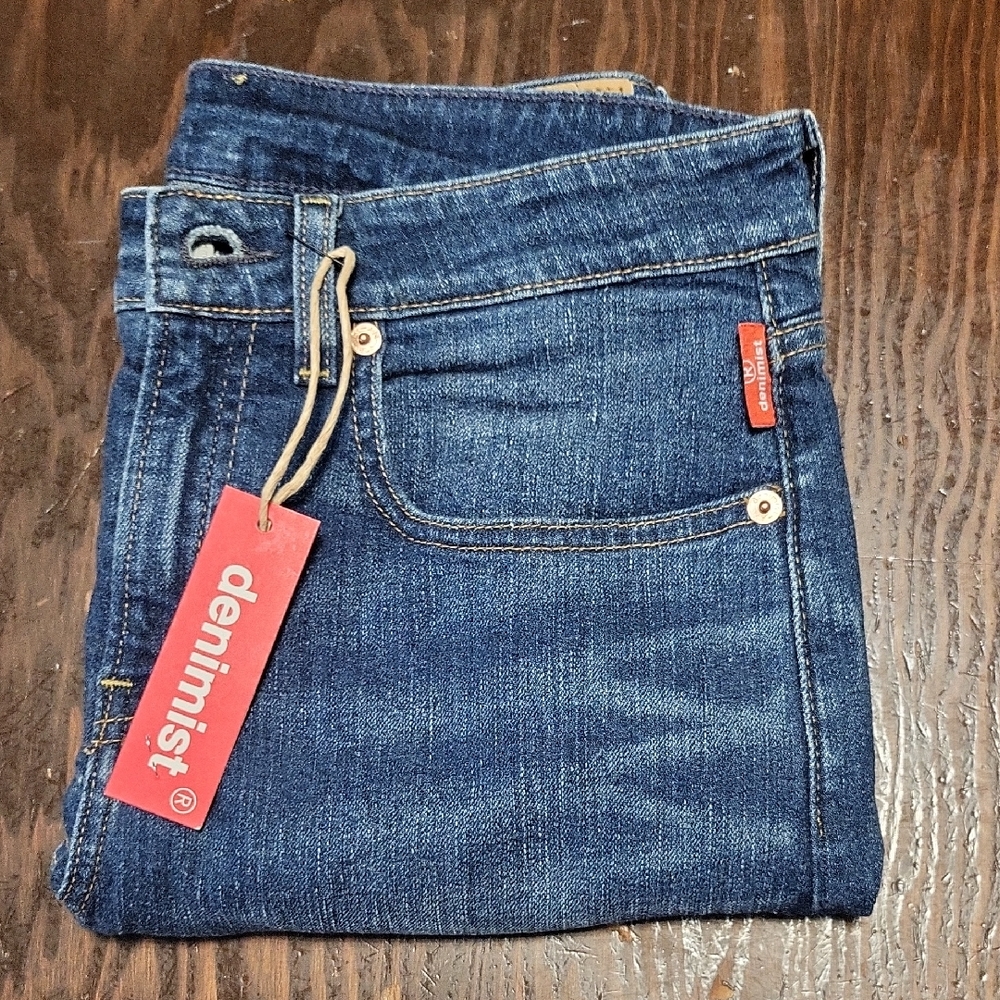 Denimist Women's Classic Straight Leg Jeans - Dark Blue